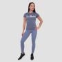 Tricou pentru femei Mesh Essence Denim Blue - GymBeam S