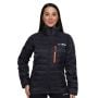 Geacă pentru femei Puffer Black/Orange - GymBeam XL