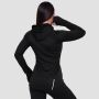 Hanorac de alergare pentru femei 1/2 Zip Pulse Black - GymBeam S