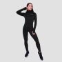 Hanorac de alergare pentru femei 1/2 Zip Pulse Black - GymBeam S