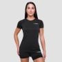 Tricou de alergare pentru femei Pulse Black - GymBeam XL