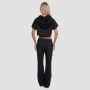 Hanorac pentru femei Relay Cropped Black - GymBeam S