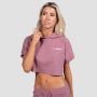 Hanorac pentru femei Relay Cropped Haze - GymBeam S