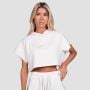Hanorac pentru femei Relay Cropped Pearl - GymBeam M