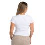 Tricou pentru femei Ribbed White - STRIX M