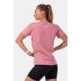 Tricou pentru femei Invisible Logo Old Rose - NEBBIA L