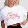 Tricou pentru femei cropped Thrive White - GymBeam M
