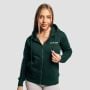 Hanorac pentru femei Zipper Hoodie Pine - GymBeam L