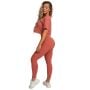 Colanți pentru femei High-waist Limitless Cinnamon - GymBeam S