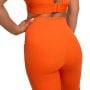 Colanți pentru femei High-waist Limitless Orange - GymBeam S