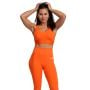 Colanți pentru femei High-waist Limitless Orange - GymBeam S
