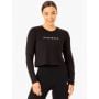 Bluză pentru femei Long Sleeve Top Foundation Black - Ryderwear XS