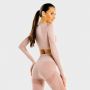 Top Sport Marl Seamless Crop Top Rose Gold - SQUATWOLF M