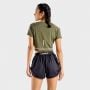 Tricou pentru femei  Flux CropTop Khaki - SQUATWOLF XS