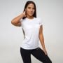 Tricou pentru femei TRN White - GymBeam L - alb