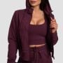 Hanorac pentru femei Zip-up TRN Eggplant - GymBeam XS
