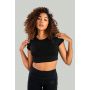 Tricou pentru femei Essential Crop Top Black - STRIX L