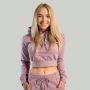 Hanorac pentru femei Essential Cropped Hoodie Mauve - STRIX L