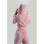 Hanorac pentru femei Essential Cropped Hoodie Mauve - STRIX L