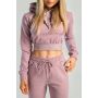 Hanorac pentru femei Essential Cropped Hoodie Mauve - STRIX L