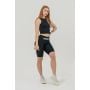 Pantaloni scurți pentru femei Biker High Waist Gym Therapy Black - NEBBIA XS