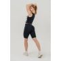 Pantaloni scurți pentru femei Biker High Waist Gym Therapy Black - NEBBIA XS