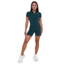 Tricou pentru femei Cropped Ignite Dark Green - GymBeam S