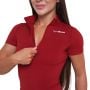 Tricou pentru femei Cropped Ignite Dark Red - GymBeam S
