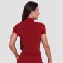 Tricou pentru femei Cropped Ignite Dark Red - GymBeam S