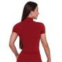Tricou pentru femei Cropped Ignite Dark Red - GymBeam S