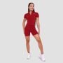 Tricou pentru femei Cropped Ignite Dark Red - GymBeam S