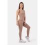 Colanți pentru femei Sporty Smart Pocket High-Waist Brown - NEBBIA S