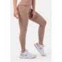 Colanți pentru femei Sporty Smart Pocket High-Waist Brown - NEBBIA S