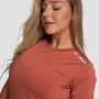 Tricou pentru femei Limitless Cinnamon - GymBeam L