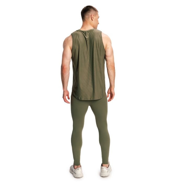 Colanți pentru bărbați Combat Olive Grey - GymBeam XXL