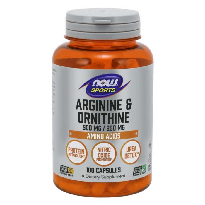 Arginină & Ornitină - NOW Foods