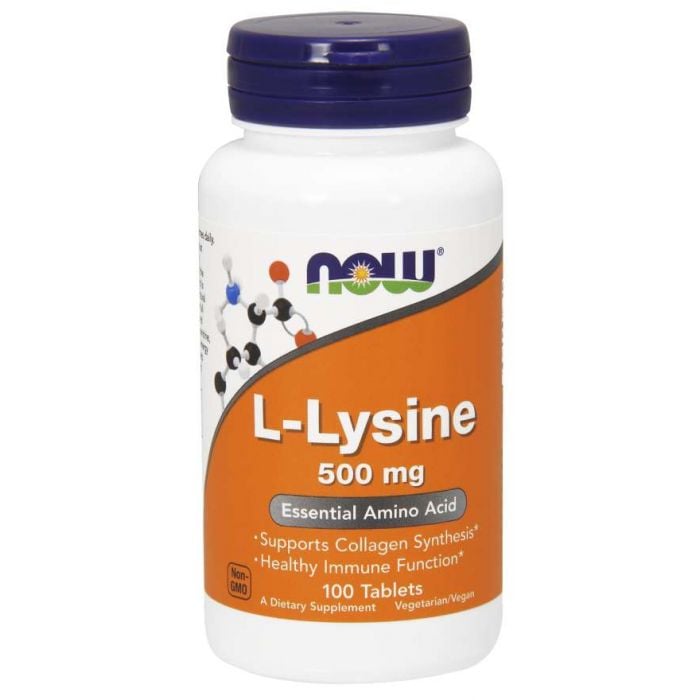 L-Lizină 500 mg - NOW Foods