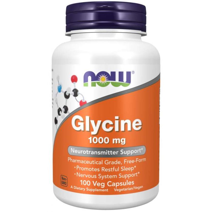 Glicină 1000 mg - NOW Foods