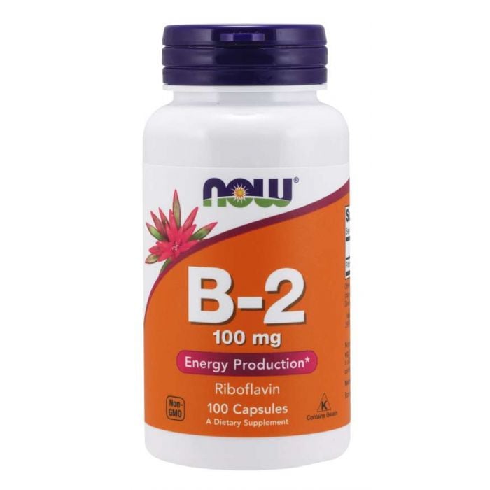  Vitamina B-2 100 mg - NOW Foods