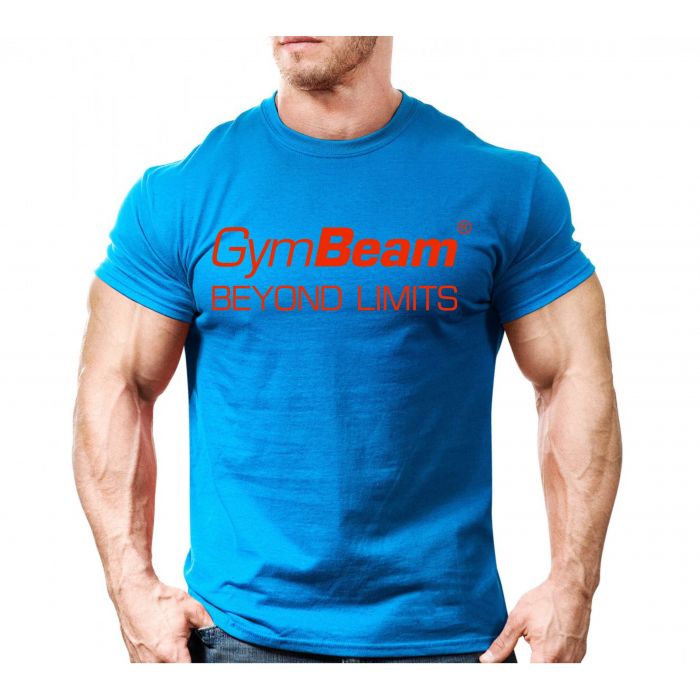 Tričko Beyond Limits Blue Red - GymBeam
