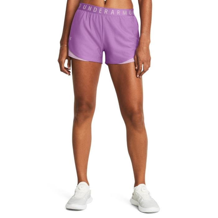 Pantaloni scurți pentru femei Play Up Short 3.0 Purple - Under Armour