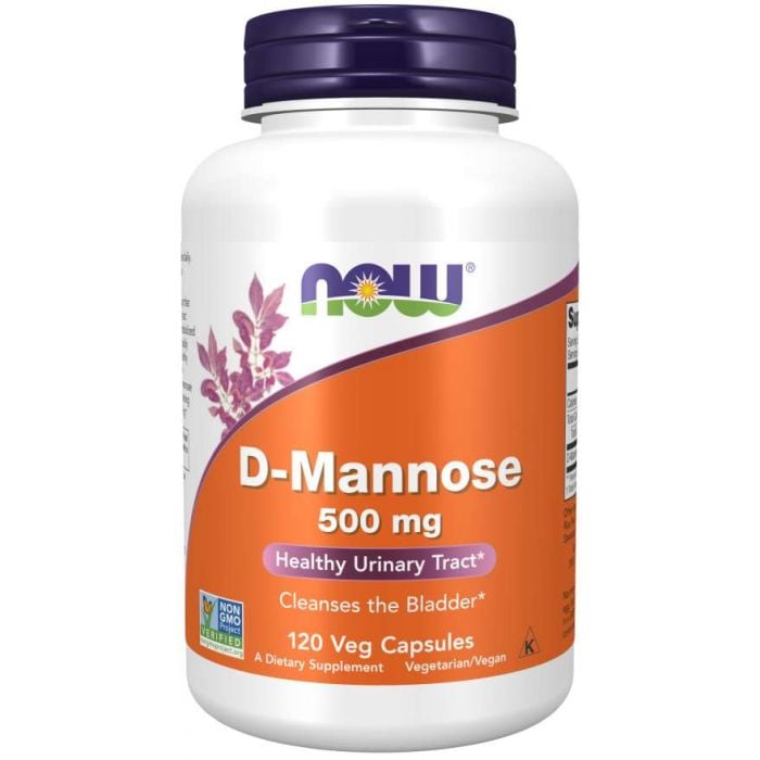 D-Manoză 500 mg - NOW Foods