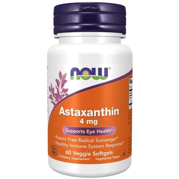 Astaxantină 4 mg - NOW Foods
