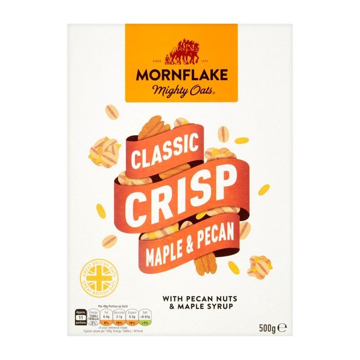 Fulgi de ovăz Classic Crisp Maple & Pecan Mornflake