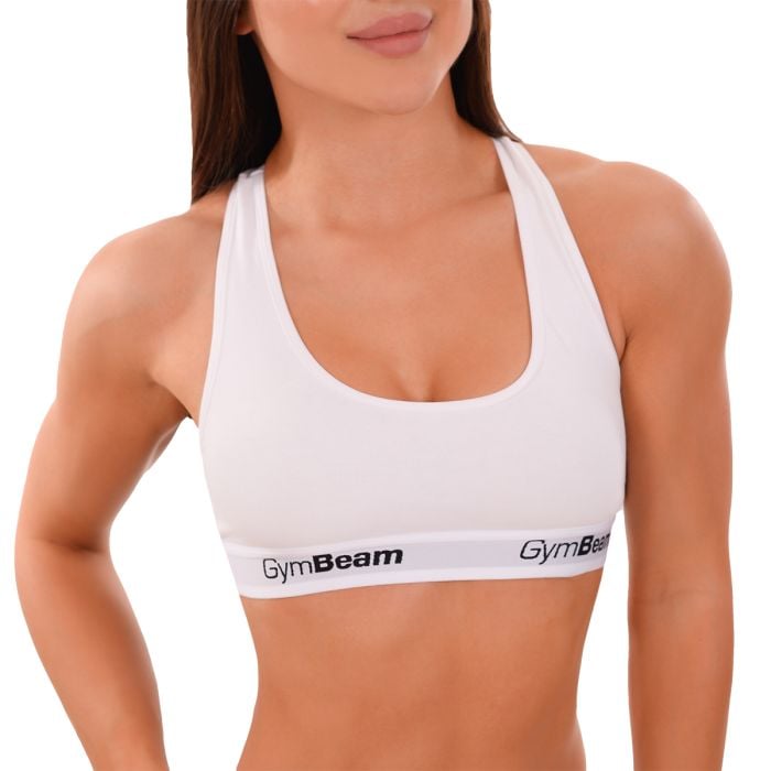 Sutien Bralette White - GymBeam M