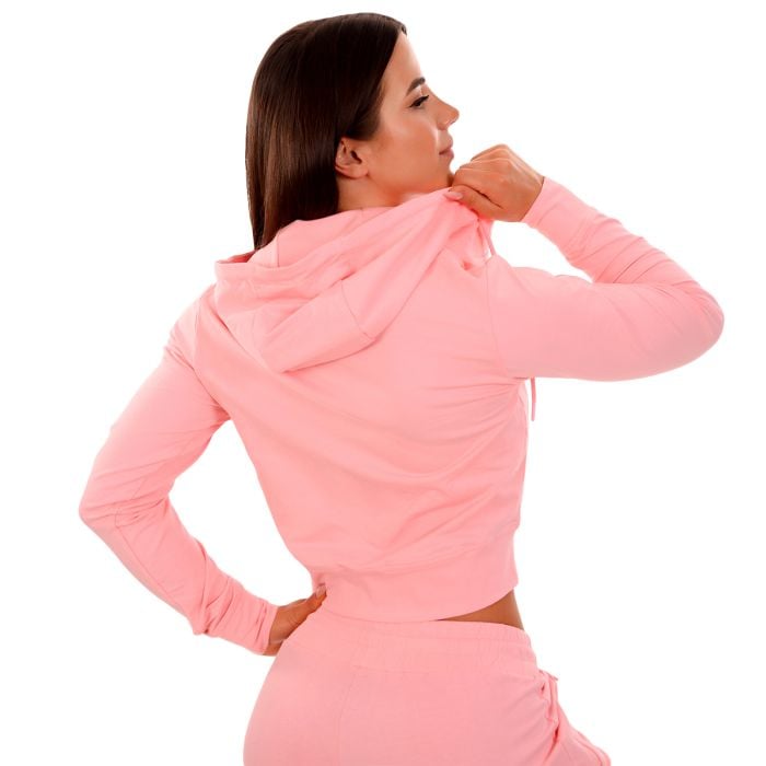 Hanorac pentru femei Zip-up TRN Pink - GymBeam S