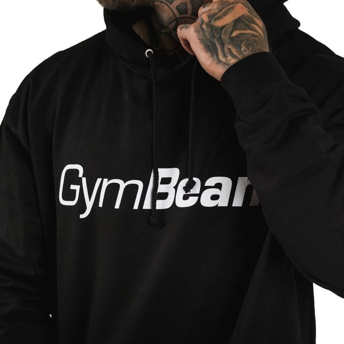 Hanorac PRO Hoodie Black - GymBeam L