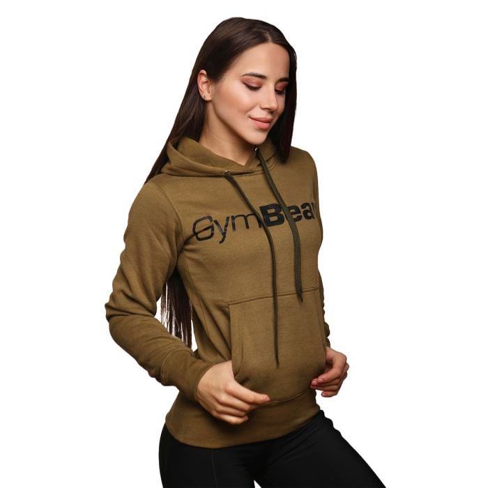 Women‘s Hoodie Athlete Military Green - GymBeam M