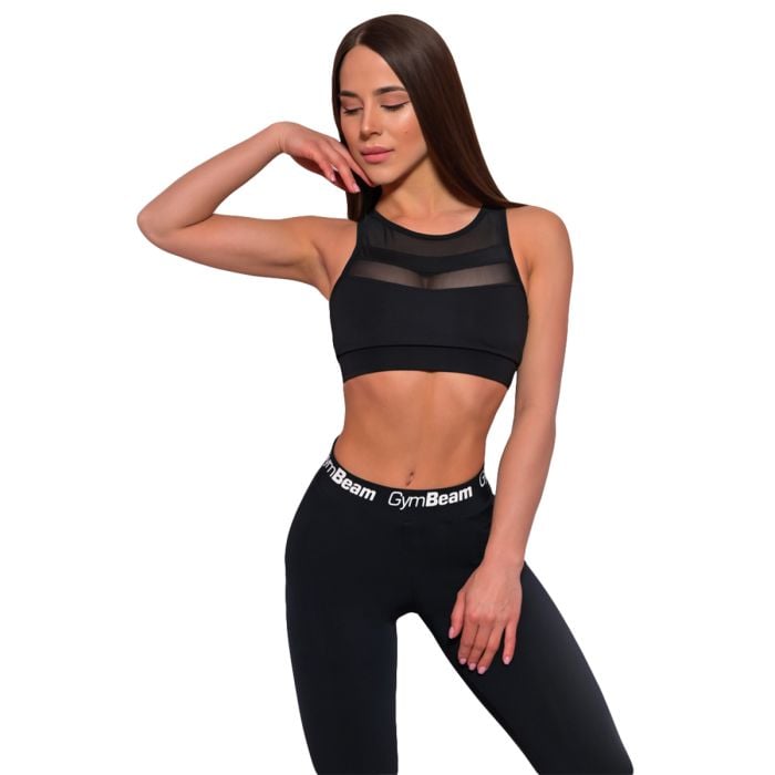 Colanți pentru femei Simple Black - GymBeam S