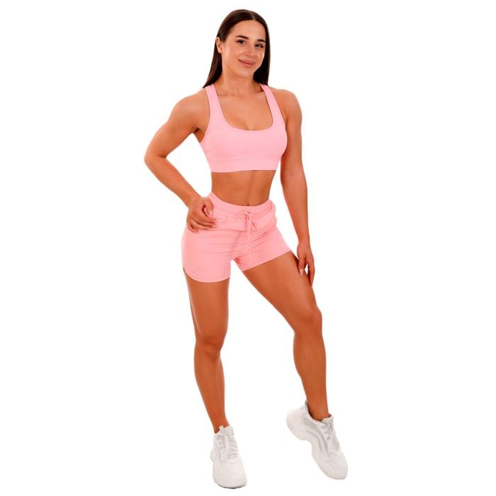Pantaloni scurți pentru femei TRN Pink - GymBeam S